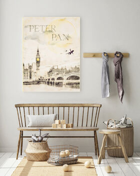 Peter Pan Inspired Nursery Art Print, 3 of 3