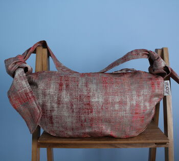 Handmade Repurposed Fabric Kalahari Shoulder Bag, 4 of 9