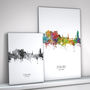 Stirling Skyline Portrait Print And Box Canvas, thumbnail 2 of 5
