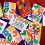 Fun Shapes Birthday Balloons Card, thumbnail 3 of 4