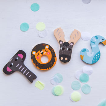 Wooden Cute Animal Letters, 2 of 4