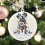 Personalised Dalmatian In Christmas Lights, thumbnail 10 of 10