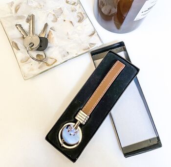 Personalised Photograph Faux Leather Strap And Key Ring, 6 of 8