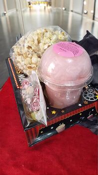 Movie Night Box!Favorite Treats Like Candy Floss, Popcorn, Plus Sweets. Fun Gifts, 2 of 5