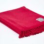 Red Christmas Cashmere Blanket, thumbnail 2 of 3