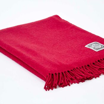 Red Christmas Cashmere Blanket, 2 of 3