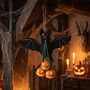 Handmade Felt Shadow The Bat Hanging Halloween Dec, thumbnail 1 of 3