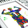 Personalised Football Poster Art, thumbnail 3 of 5