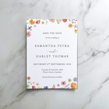 Flora Wedding Invitations, 4 of 6