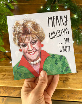 Angela Lansbury Christmas Card, 2 of 5