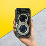 Retro Dual Lens Camera iPhone Case Photography Gift, thumbnail 1 of 2