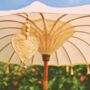 Handmade Balinese Garden Parasol Soft Cream, thumbnail 2 of 2