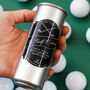 Personalised Golf Or Beer Can Gift With Matching Balls, thumbnail 2 of 4