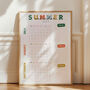 Kids Summer Bucket List Wall Planner 2024, thumbnail 6 of 9