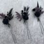 Black Gothic Hair Pins, thumbnail 5 of 5