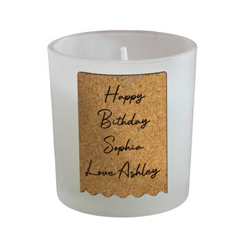 Personalised Candle Birthday Gift For Friend, 3 of 4