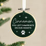 Pet Memorial Velvet Hoop Christmas Tree Decoration, thumbnail 1 of 3