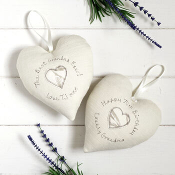 Personalised 70th Birthday Hanging Heart Gift For Her, 11 of 12