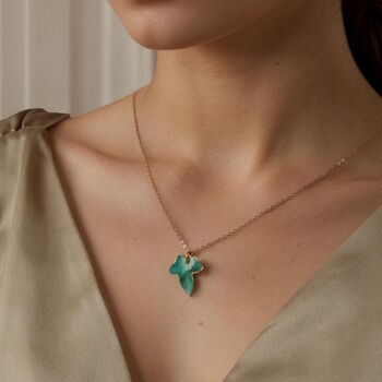 Holly And Ivy Green Leaf Necklace, 2 of 6