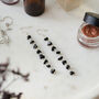 925 Sterling Silver Black Obsidian Dropper Earrings, thumbnail 1 of 4