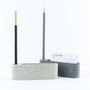 Minimal Concrete Pen And Business Card Stand, thumbnail 1 of 6