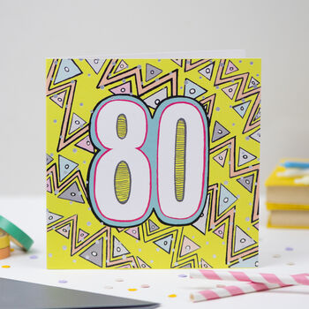 '80th' Birthday Card, 2 of 2