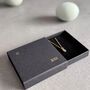 March Birthstone Aquamarine Gold Plated Necklace, thumbnail 8 of 11
