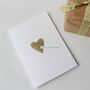Our Love Is Golden Stitched Card, thumbnail 1 of 2