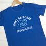 Personalised Mum Baby On Board T Shirt, thumbnail 3 of 6