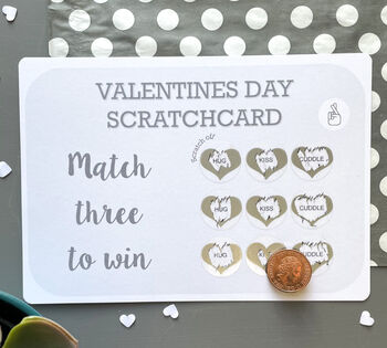 Valentine's Day Scratch Card, 3 of 6