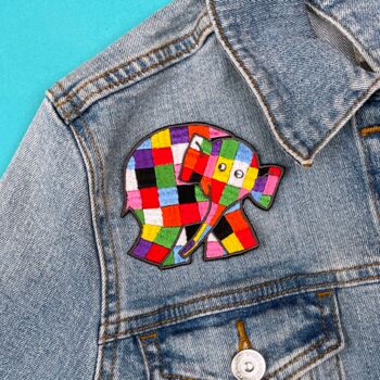 Elmer Looking Front Sew On Patch, 2 of 2