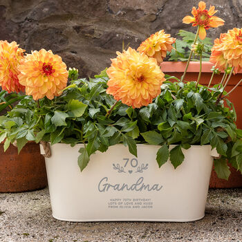Personalised Planter Birthday Gardening Gifts For Mum, 3 of 4