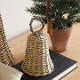 Rattan Christmas Bell, thumbnail 3 of 3