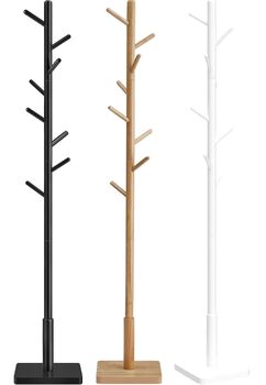 Free Standing Coat Rack With Eight Hooks For Hallway, 10 of 10