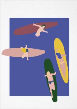 Surfers Art Print, 3 of 3