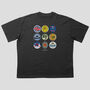 Tottenham Beer Mats Oversized T Shirt, thumbnail 1 of 10