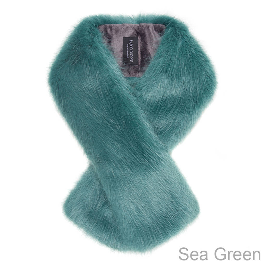 Luxuriously Soft Faux Fur Tippet Scarf By Helen Moore