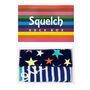 Gift Set Of Two Pairs Of Squelch Adult Socks Stars, thumbnail 3 of 4