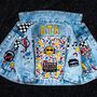 Baby Girl Personalised Hand Painted Denim Jacket, thumbnail 4 of 11