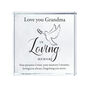 Personalised In Loving Memory Dove Crystal Token, thumbnail 5 of 6