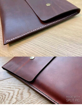 Personalised Brown Leather A5 Travel Documents Wallet, 5 of 11