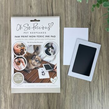 Paw Print Non Toxic Paw Print Ink Pad Kit For Small Mammals, 2 of 10