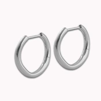 Wobbly Classic Large Hoop Earrings, 3 of 7