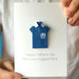 Personalised Rugby Father's Day Origami Card, thumbnail 3 of 4