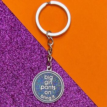 Big Girl Pants Keyring Gift For Friends, 3 of 3
