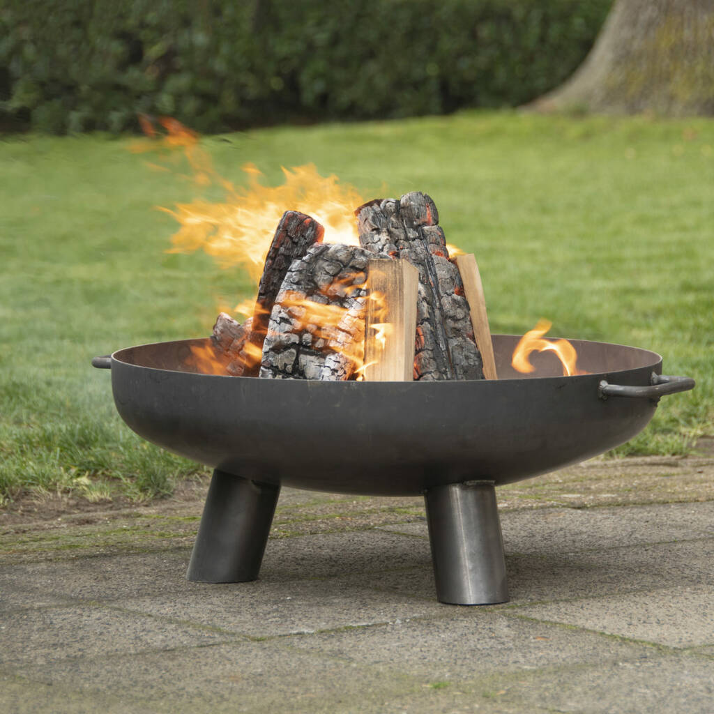 Steel Fire Pit By All Things Brighton, Free Standing Fire Pit