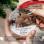 First Christmas Mr And Mrs Photo Personalised Ornament 2025, thumbnail 2 of 9