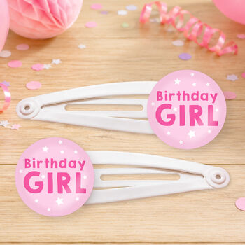 Birthday Girl Hair Clips, 2 of 3