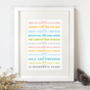 Personalised 'Your Memories Timeline' Print, thumbnail 5 of 10