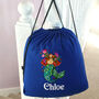 Personalised Mermaid Drawstring Pe Kit Bag, thumbnail 4 of 5